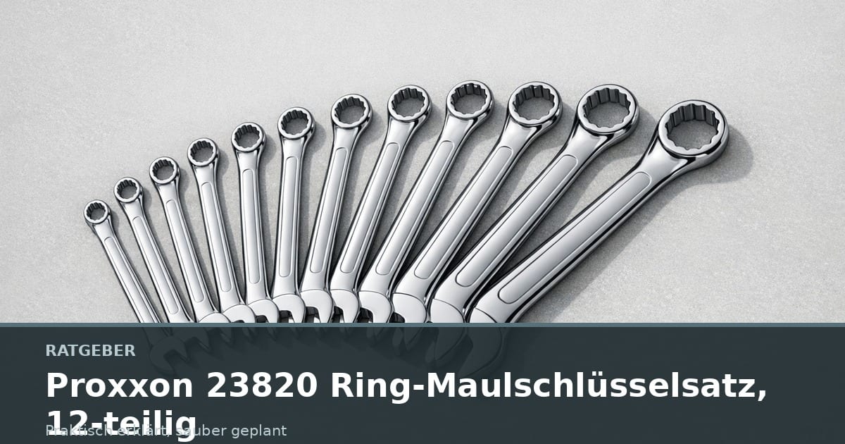 Mehrere silberne Ringschlüssel fächerförmig auf grauem Hintergrund.
